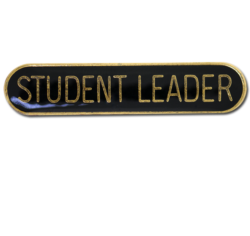 Student Leader Rounded Edge Bar Badge 24