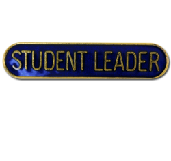Student Leader Rounded Edge Bar Badge 17
