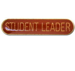 Student Leader Rounded Edge Bar Badge 27