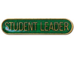 Student Leader Rounded Edge Bar Badge 18