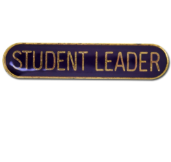 Student Leader Rounded Edge Bar Badge 19