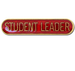 Student Leader Rounded Edge Bar Badge 15