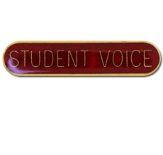 Student Voice Rounded Edge Bar Badge