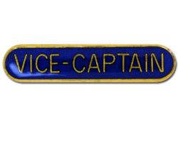 Vice-Captain Rounded Edge Bar Badge 17