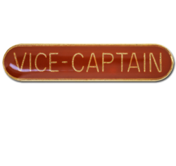 Vice-Captain Rounded Edge Bar Badge 27
