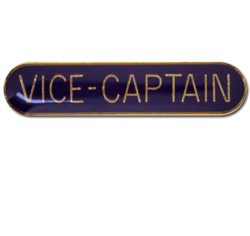 Vice-Captain Rounded Edge Bar Badge 19
