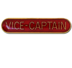 Vice-Captain Rounded Edge Bar Badge 15