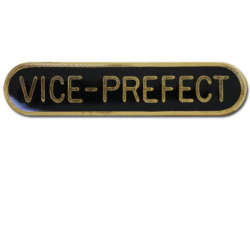 Vice-prefect Rounded Edge Bar Badge 24