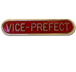 Vice-prefect Rounded Edge Bar Badge 15