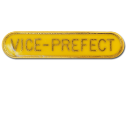 Vice-prefect Rounded Edge Bar Badge 16