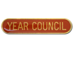 Year Council Rounded Edge Bar Badge 27