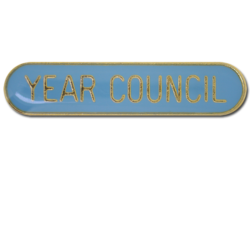 Year Council Rounded Edge Bar Badge 23