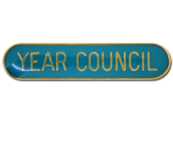 Year Council Rounded Edge Bar Badge 28