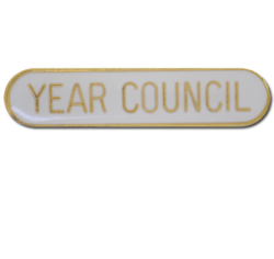 Year Council Rounded Edge Bar Badge 20