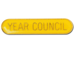Year Council Rounded Edge Bar Badge 16