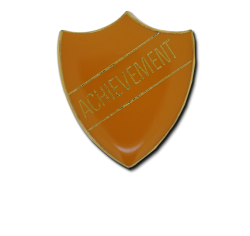 Achievement Enamelled Shield Badge 25