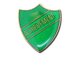 Achievement Enamelled Shield Badge 18