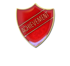Achievement Enamelled Shield Badge