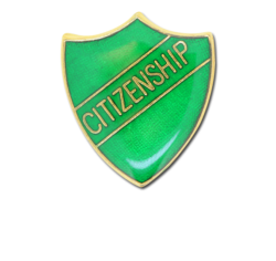 Citizenship Enamelled Shield Badge 18