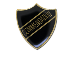 Commendation Enamelled Shield Badge 24