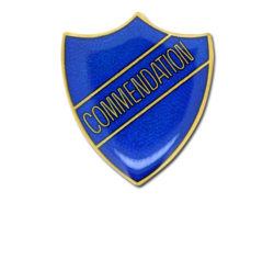 Commendation Enamelled Shield Badge 17
