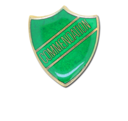 Commendation Enamelled Shield Badge 18