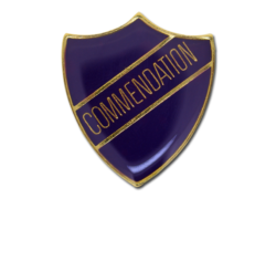 Commendation Enamelled Shield Badge 19