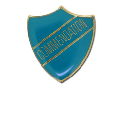 Commendation Enamelled Shield Badge 28