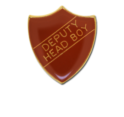 Deputy Head Boy Enamelled Shield Badge 27
