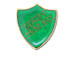 Deputy Head Boy Enamelled Shield Badge 18