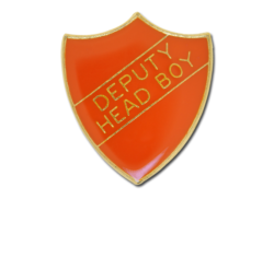 Deputy Head Boy Enamelled Shield Badge 22