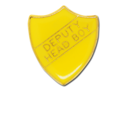 Deputy Head Boy Enamelled Shield Badge 16