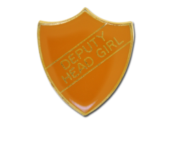 Deputy Head Girl Enamelled Shield Badge 25