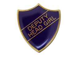 Deputy Head Girl Enamelled Shield Badge 19