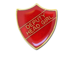 Deputy Head Girl Enamelled Shield Badge 15