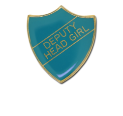 Deputy Head Girl Enamelled Shield Badge 28