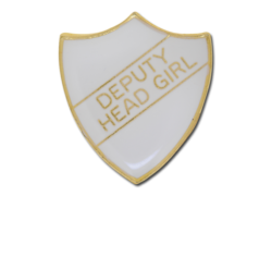 Deputy Head Girl Enamelled Shield Badge 20