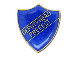 Deputy Head Prefect Enamelled Shield Badge 17