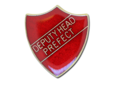 Deputy Head Prefect Enamelled Shield Badge