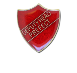Deputy Head Prefect Enamelled Shield Badge 15