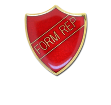 Form Rep Enamelled Shield Badge