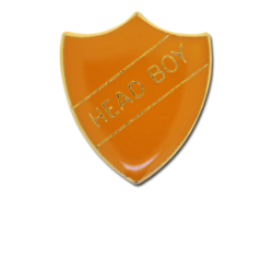 Head Boy Enamelled Shield Badge 25