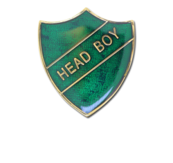 Head Boy Enamelled Shield Badge 18