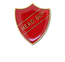 Head Boy Enamelled Shield Badge