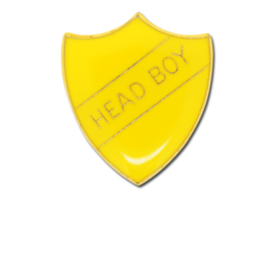 Head Boy Enamelled Shield Badge 16