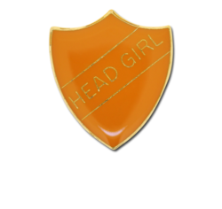 Head Girl Enamelled Shield Badge 25