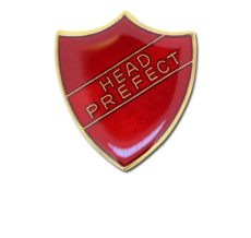 Head Prefect Enamelled Shield Badge