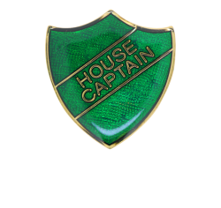 House Captain Enamelled Shield Badge 18