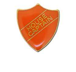 House Captain Enamelled Shield Badge 22
