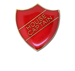 House Captain Enamelled Shield Badge 15
